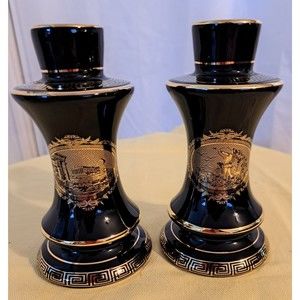 Adis Vases Hand Made In Greece 24 C Gold Accent